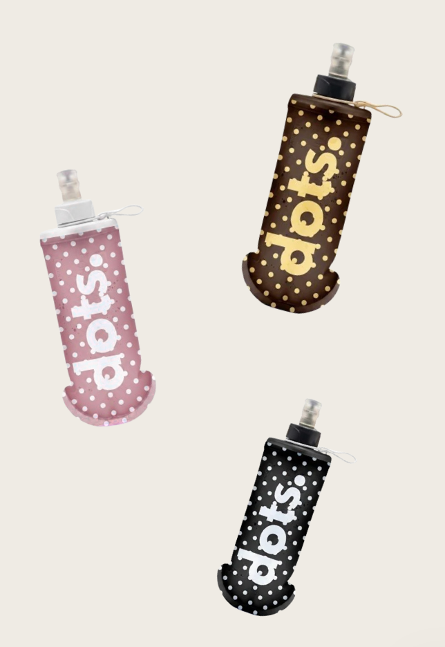 Flasque de Running dots.