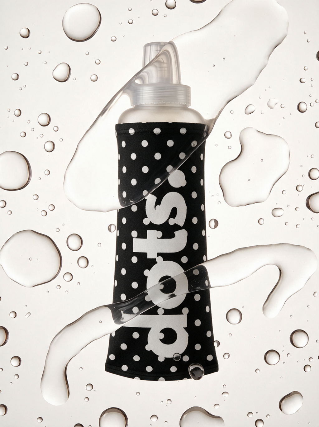 Flasque de Running dots.