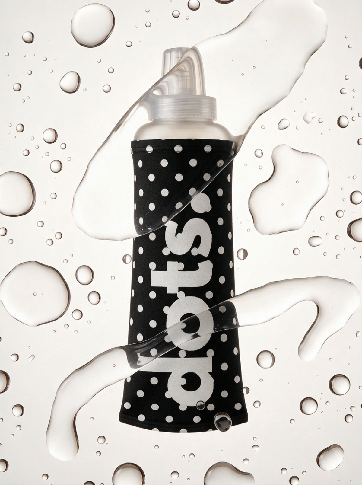 Flasque de Running dots.