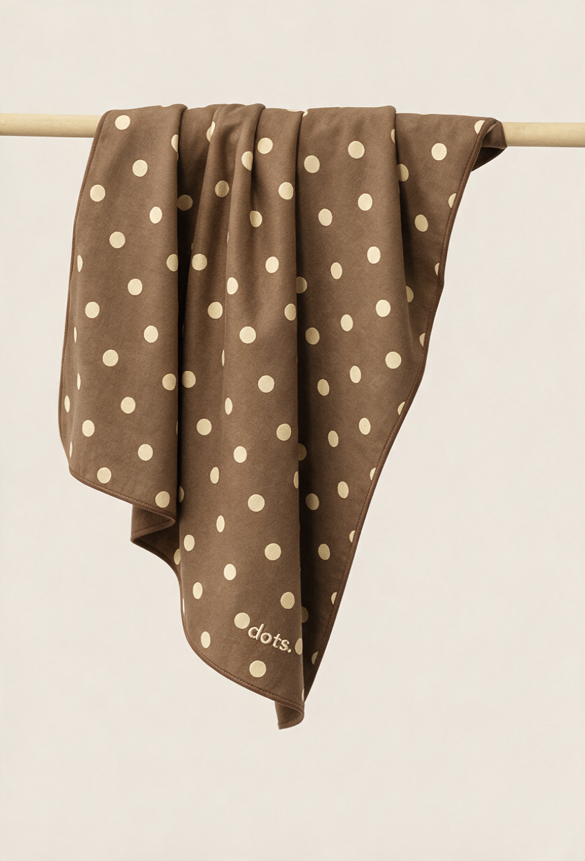 Serviette Microfibre dots.